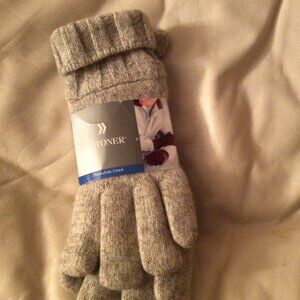 Beige Insulated gloves